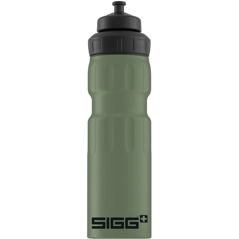 Sigg - WMB Sports Water Bottle - Made in Switzerland - With 3-Stage Sport Cap - Lightweight Metal - Gym, Biking - 25 Oz - Image 1